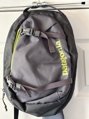 Patagonia Atom Sling 8L Gray Crossbody Backpack Hiking Travel